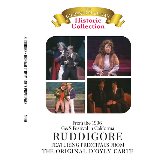 Ruddigore DVD, Featuring Original D’Oyly Carte Principals – 1996